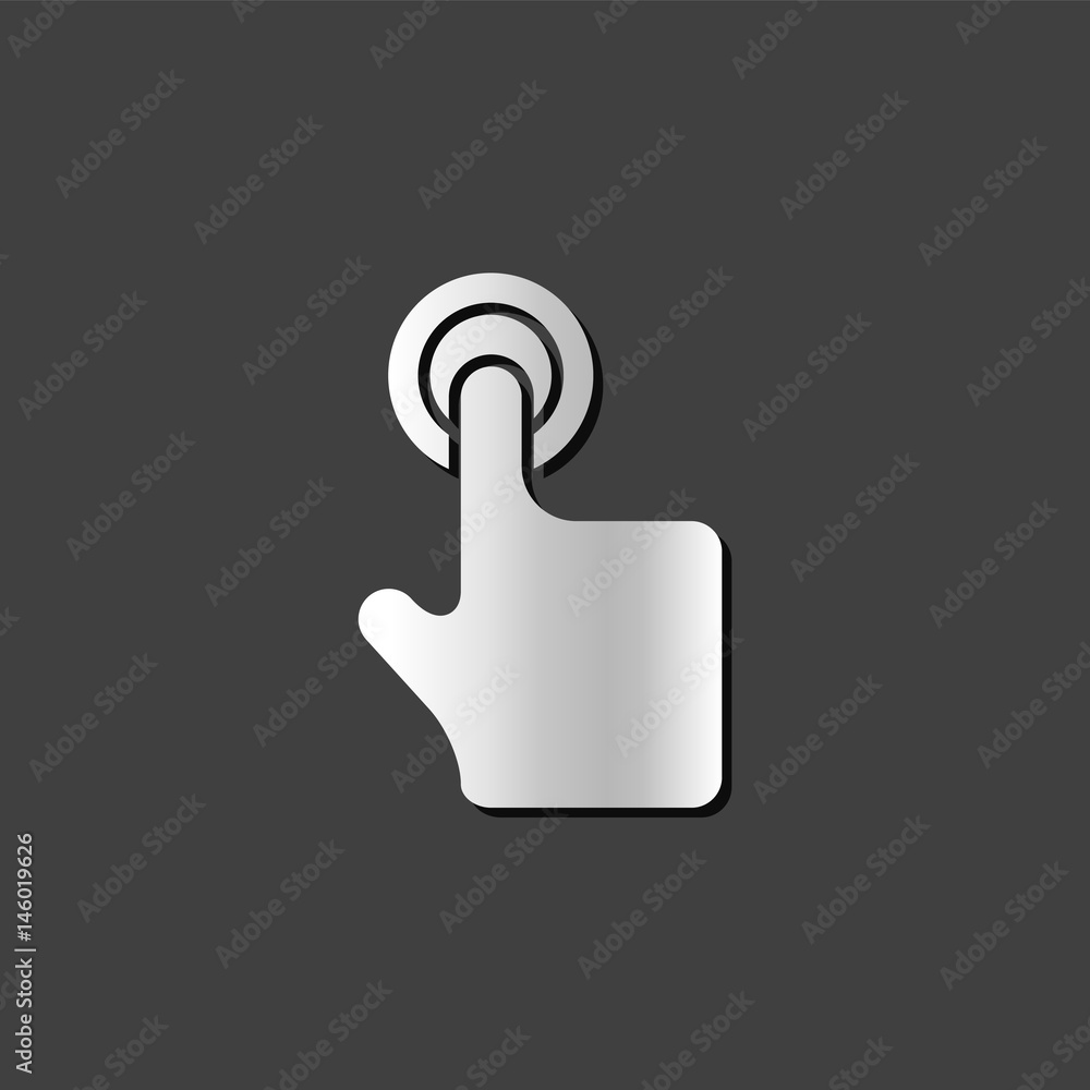 Metallic Icon - Gesture Metallic Icon - Gesture