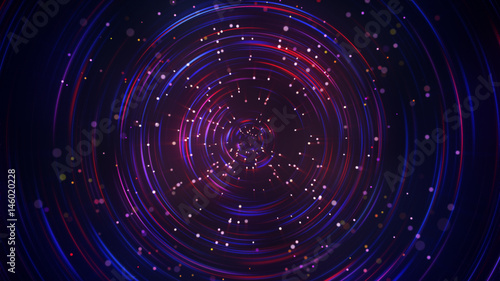 Concentric circles and part...