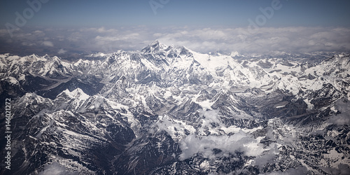 Aerial view of   Mount Everest, Himalayas