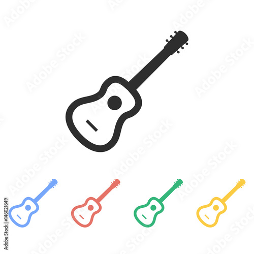 Guitar - vector icon.