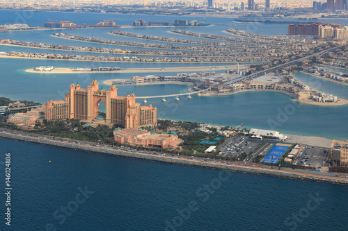 Dubai Atlantis Hotel The Palm Jumeirah Palme Insel Luftaufnahme Luftbild © Markus Mainka