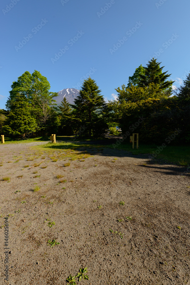 水ヶ塚から見た富士山 水ヶ塚から見た富士山
