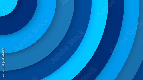 Blue concentric circles abs...