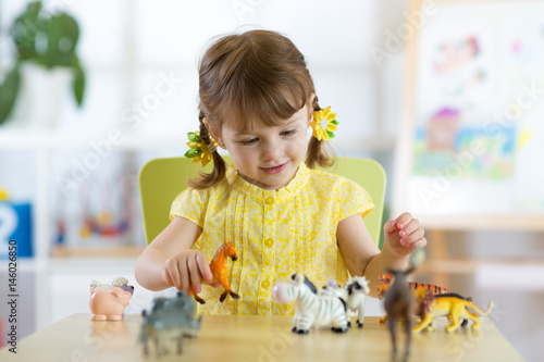 Happy little girl. Smiling ...