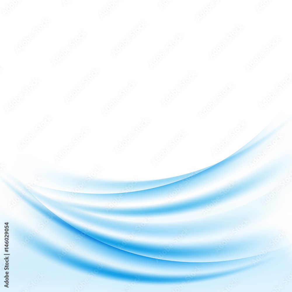Obraz premium Blue wave business template