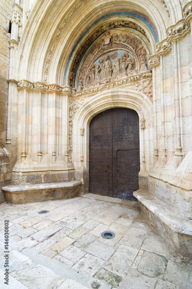 Gothic door in Spain