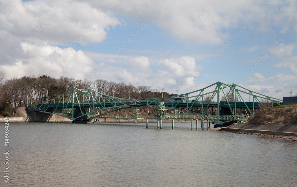 Lifting bridge in Liepaja.