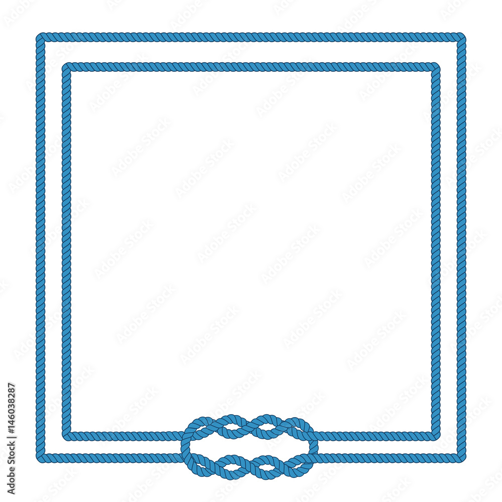Sailor rope knot picture frame Sailor rope knot picture frame