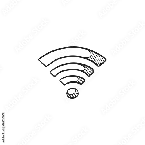Sketch icon - Wifi symbol