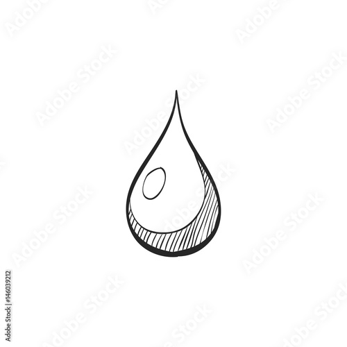 Sketch icon - Water drop