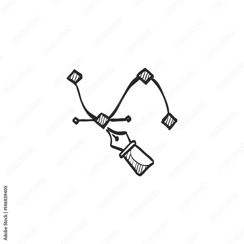 Sketch icon - Bezier Sketch icon - Bezier