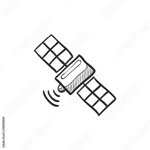 Sketch icon - Satellite receiver