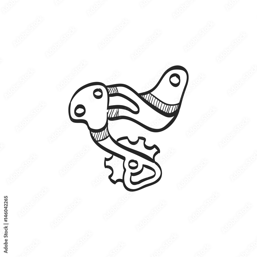 Sketch icon - Rear deraillieur Sketch icon - Rear deraillieur