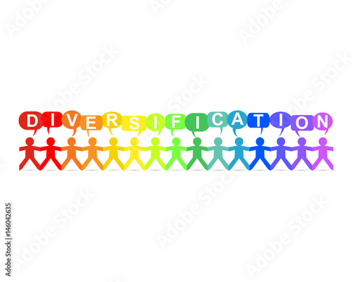 Diversification Paper People Speech Rainbow