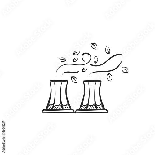 Sketch icon - Nuclear plant