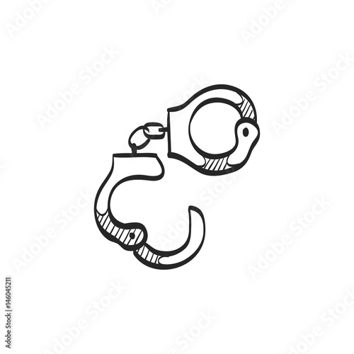 Sketch icon - Handcuff