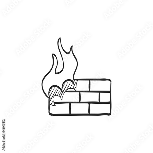 Sketch icon - Firewall