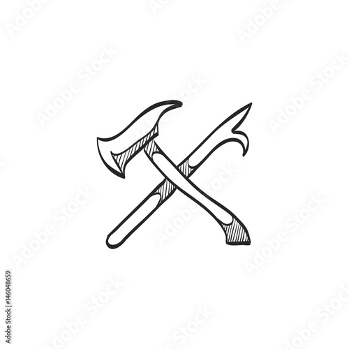 Sketch icon - Fireman tools