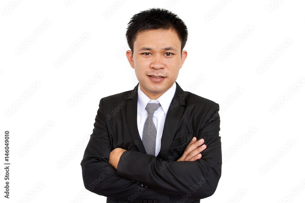 Portrait of a young business man Portrait of a young business man