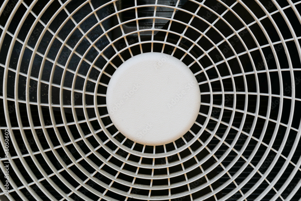 Condensing unit fan of an air conditioner 