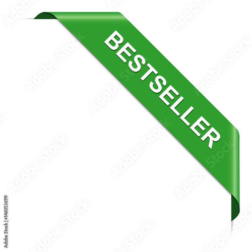 green corner banner - BESTSELLER