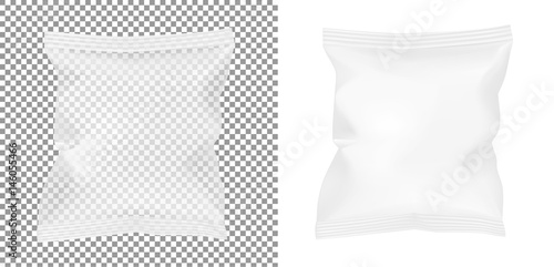 Transparent packaging for snacks, food, chips, sugar and spices
