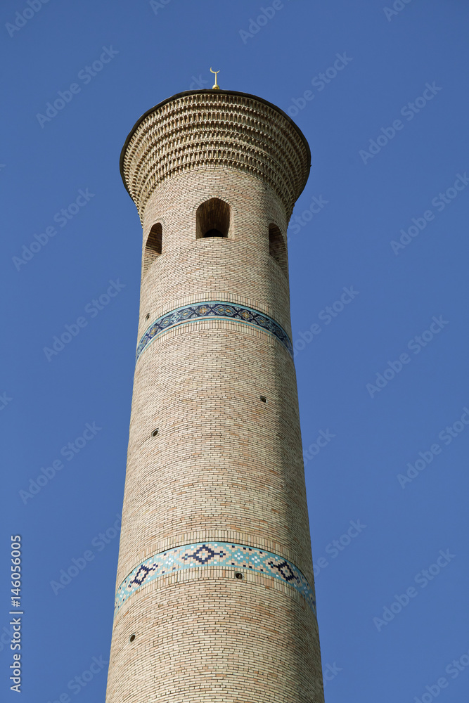 Minaret in Uzbekistan