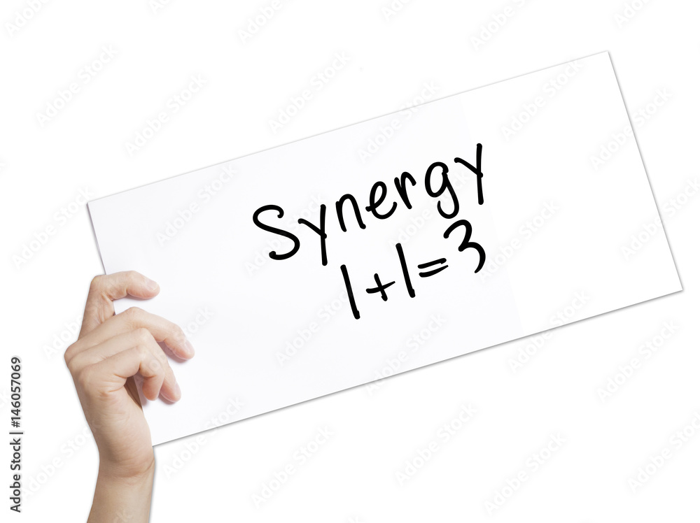1 Plus 1 = 3 - Synergy Concept Stock Photo, Picture and Royalty Free Image.  Image 24883088.