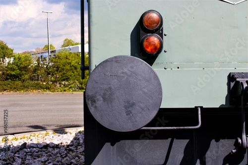 An Image of a vintage locomotive photo