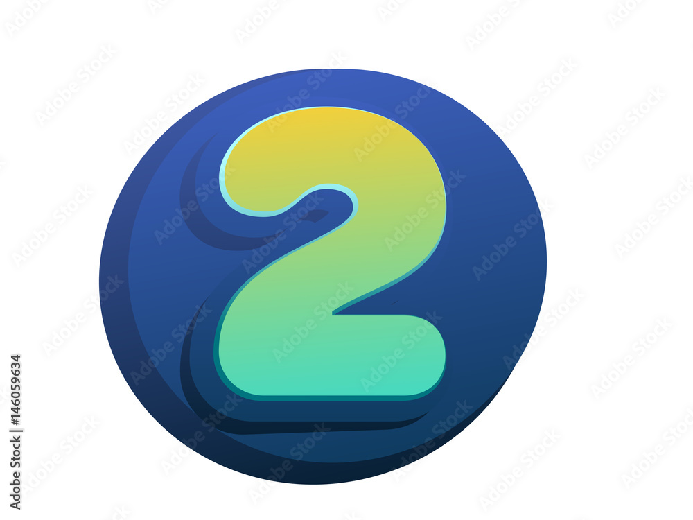 2th celebration event number for poster or invitation 2th celebration event number for poster or invitation