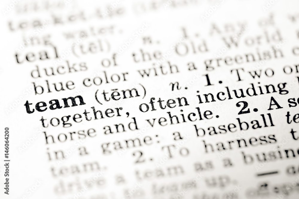 Definition of word team in dictionary Definition of word team in dictionary