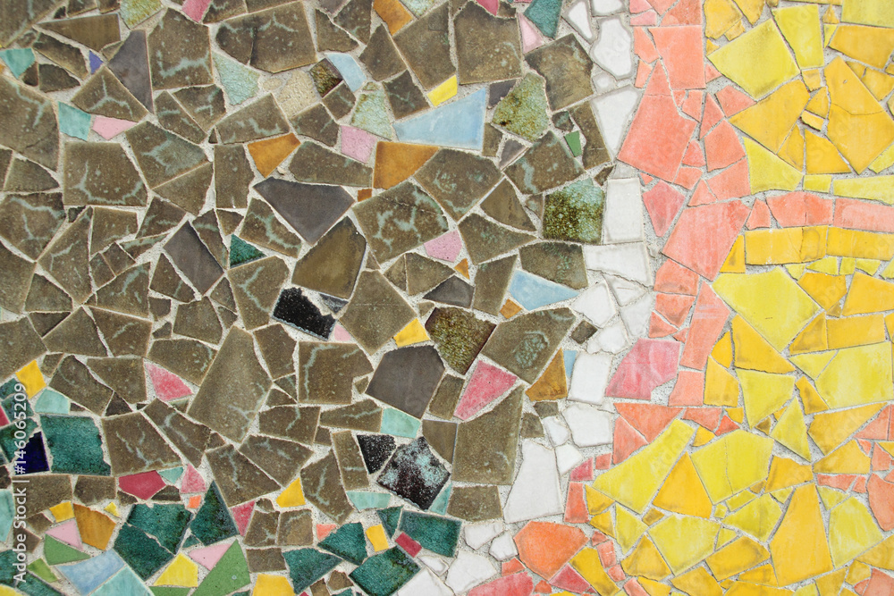 Fototapeta premium colorful brick wall background