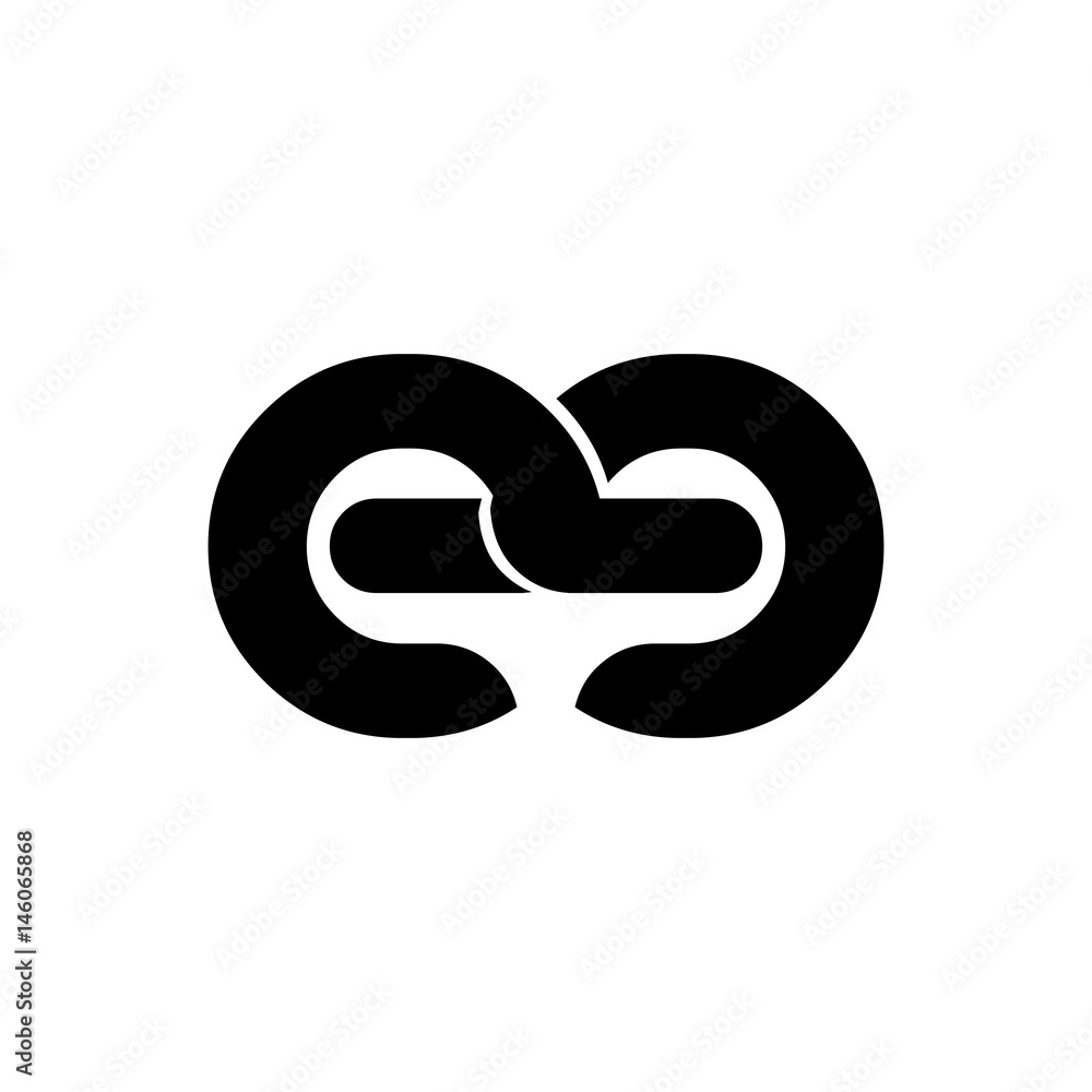 Initial Letter EE Rounded Lowercase Logo Initial Letter EE Rounded Lowercase Logo