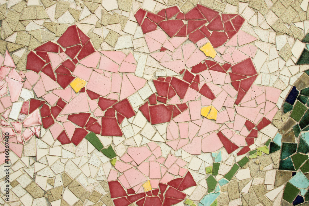 Fototapeta premium colorful brick wall background