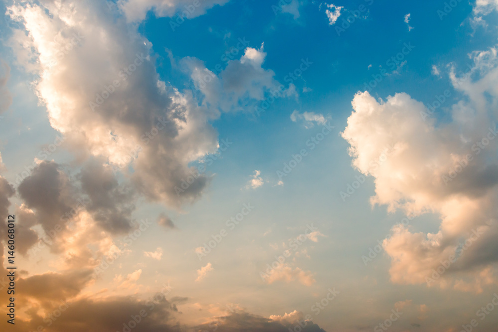 colorful dramatic sky with cloud at sunset colorful dramatic sky with cloud at sunset