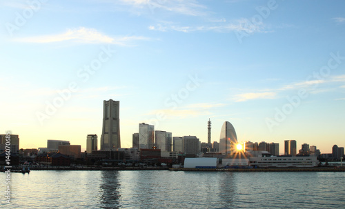 Japan landscape at Yokohama city © thesnake19