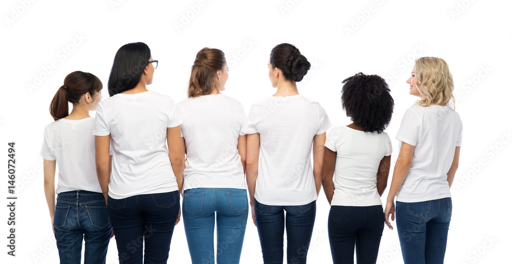 Obraz premium international group of women from back