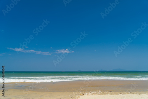 The beach in Hoi An Vietnam