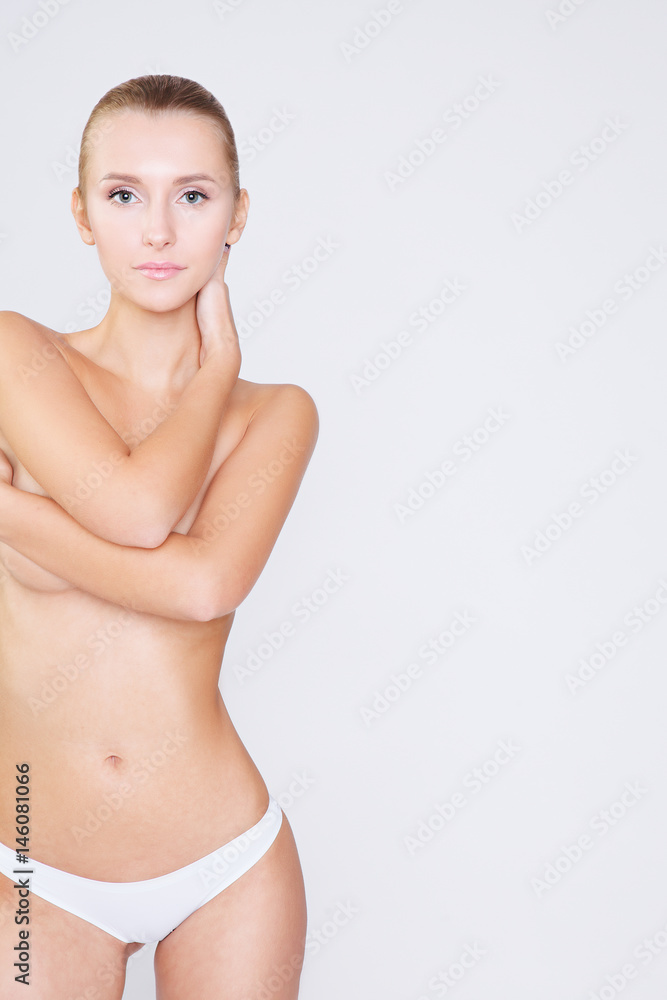 Perfect body shape sexy nude girl