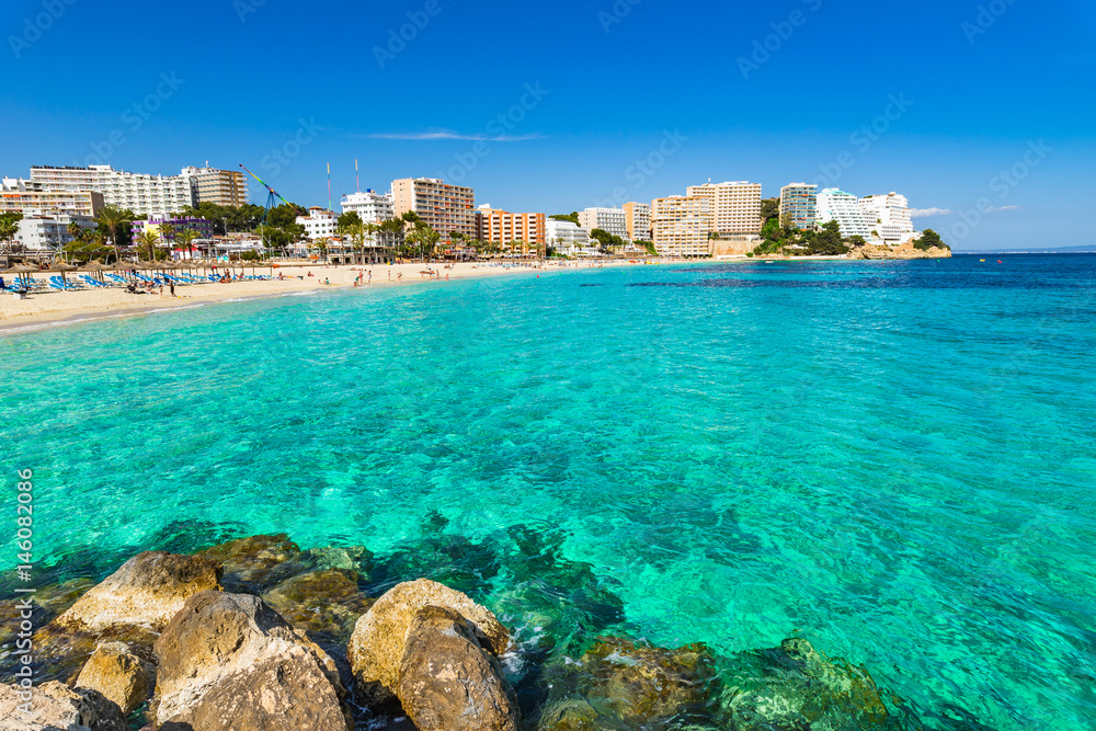 Spanien Mittelmeer Mallorca Strand Platja de Magaluf Spanien Mittelmeer Mallorca Strand Platja de Magaluf