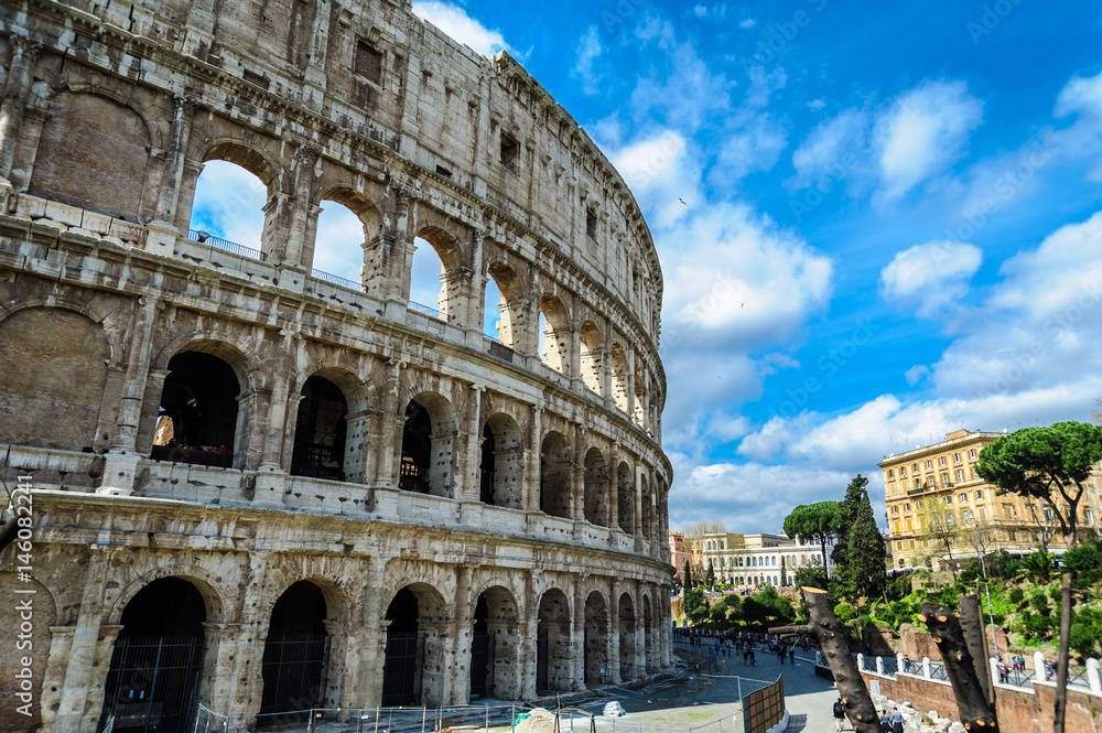Fototapeta premium Colosseo, Coliseum, Rome, Lazio, Italy, Europe