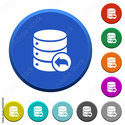 Database transaction rollback beveled buttons