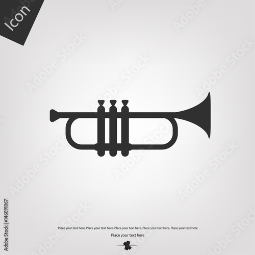 Trumpet vector icon