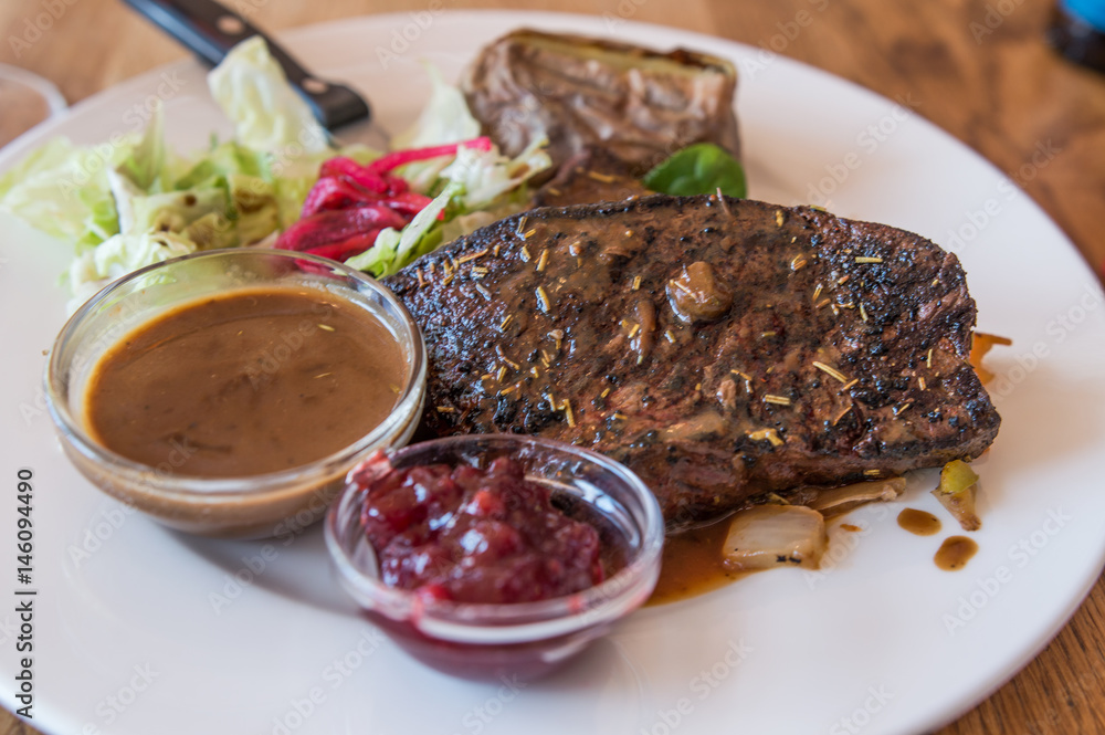 Iceland whale steak 