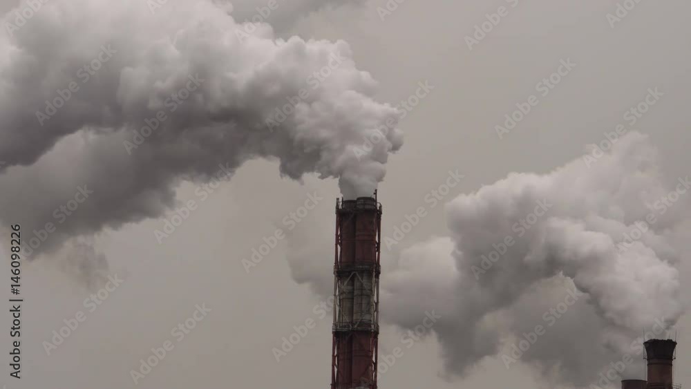 Global Pollution Dense Smoke From Factory Pipes Global Pollution Dense Smoke From Factory Pipes