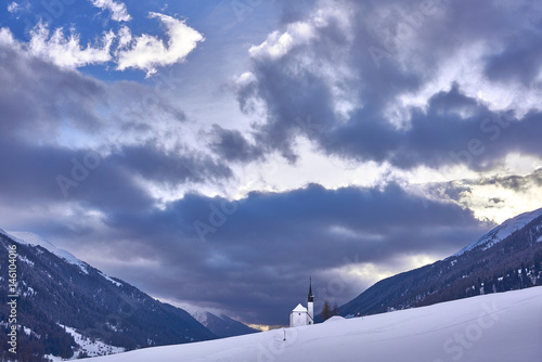 Die Kirche von Ritzingen im Oberwallis