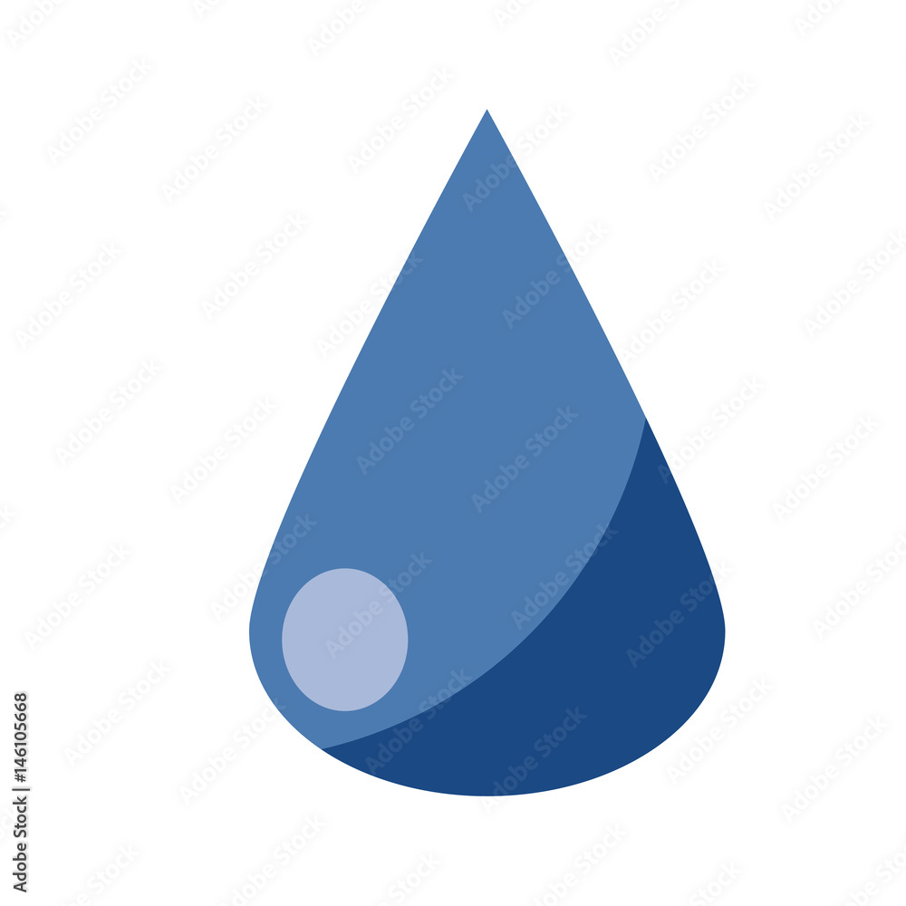water drop icon over white background. vector illustration water drop icon over white background. vector illustration