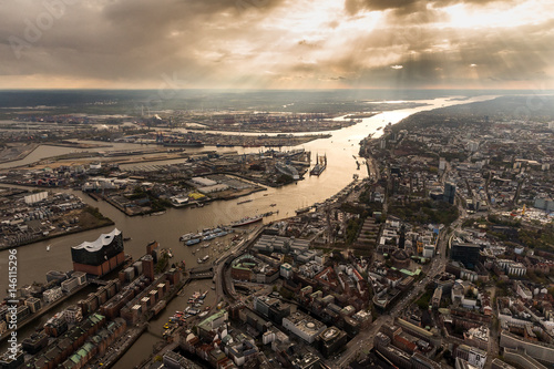 Luftaufnahme Hamburg