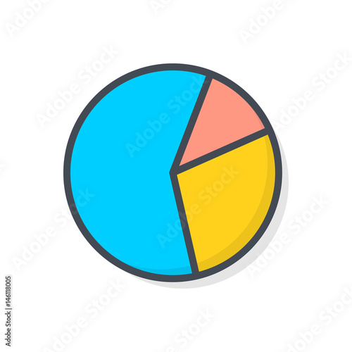 Free Download Chart Graphic Colored Icon - GFXLoad