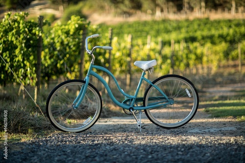 Bicycle on field